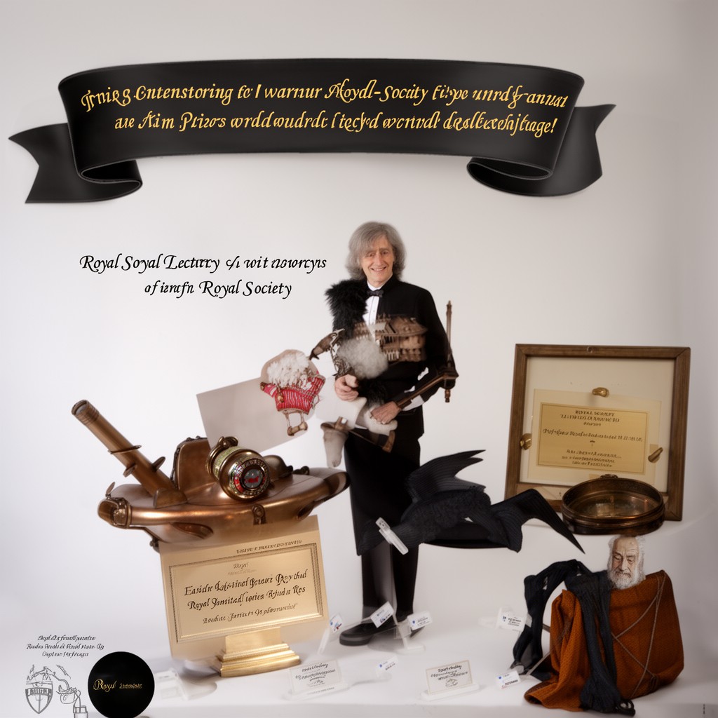 AI-generated illustration of Royal Society lecture prizes