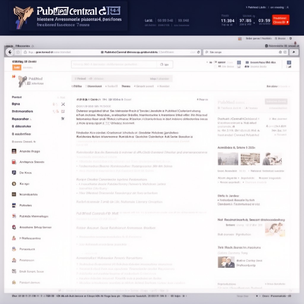 AI-generated illustration of PubMed Central