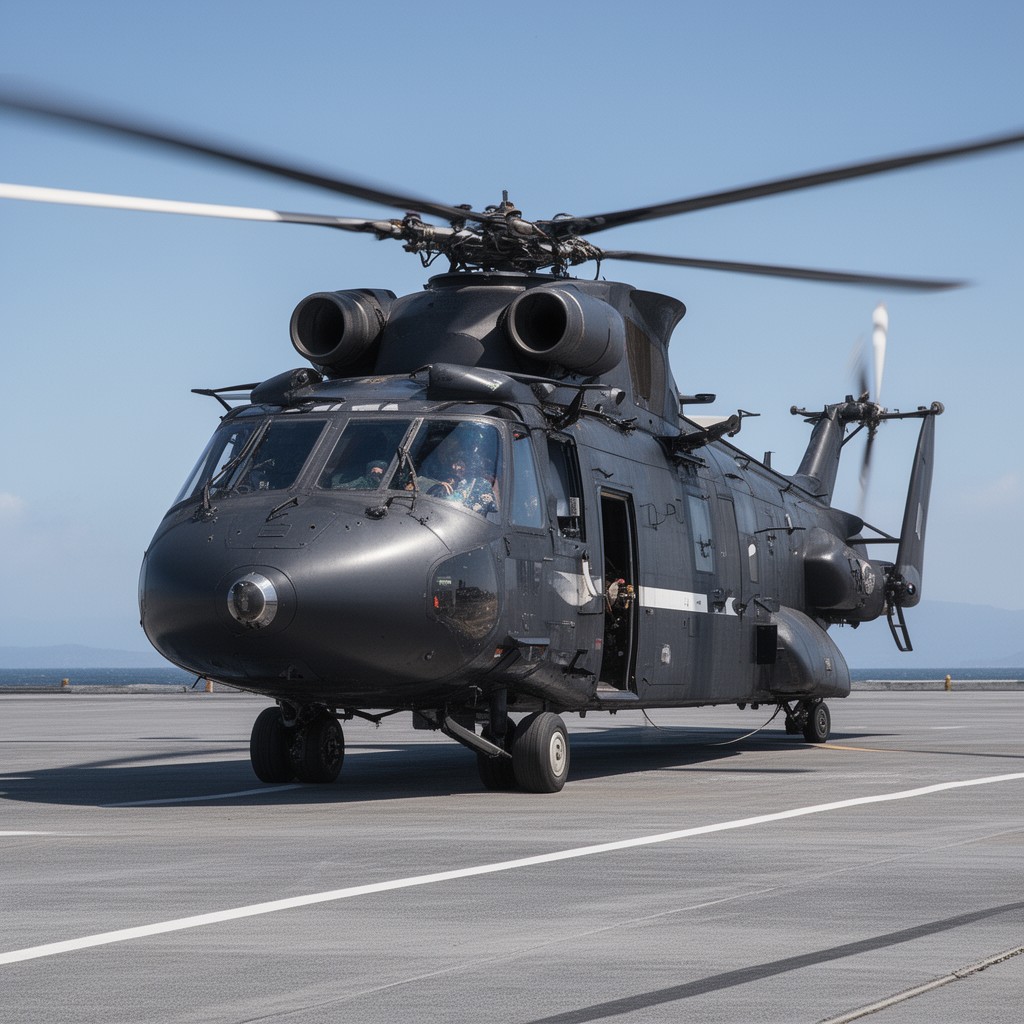 AI-generated illustration of Marine Helicopter Squadron One