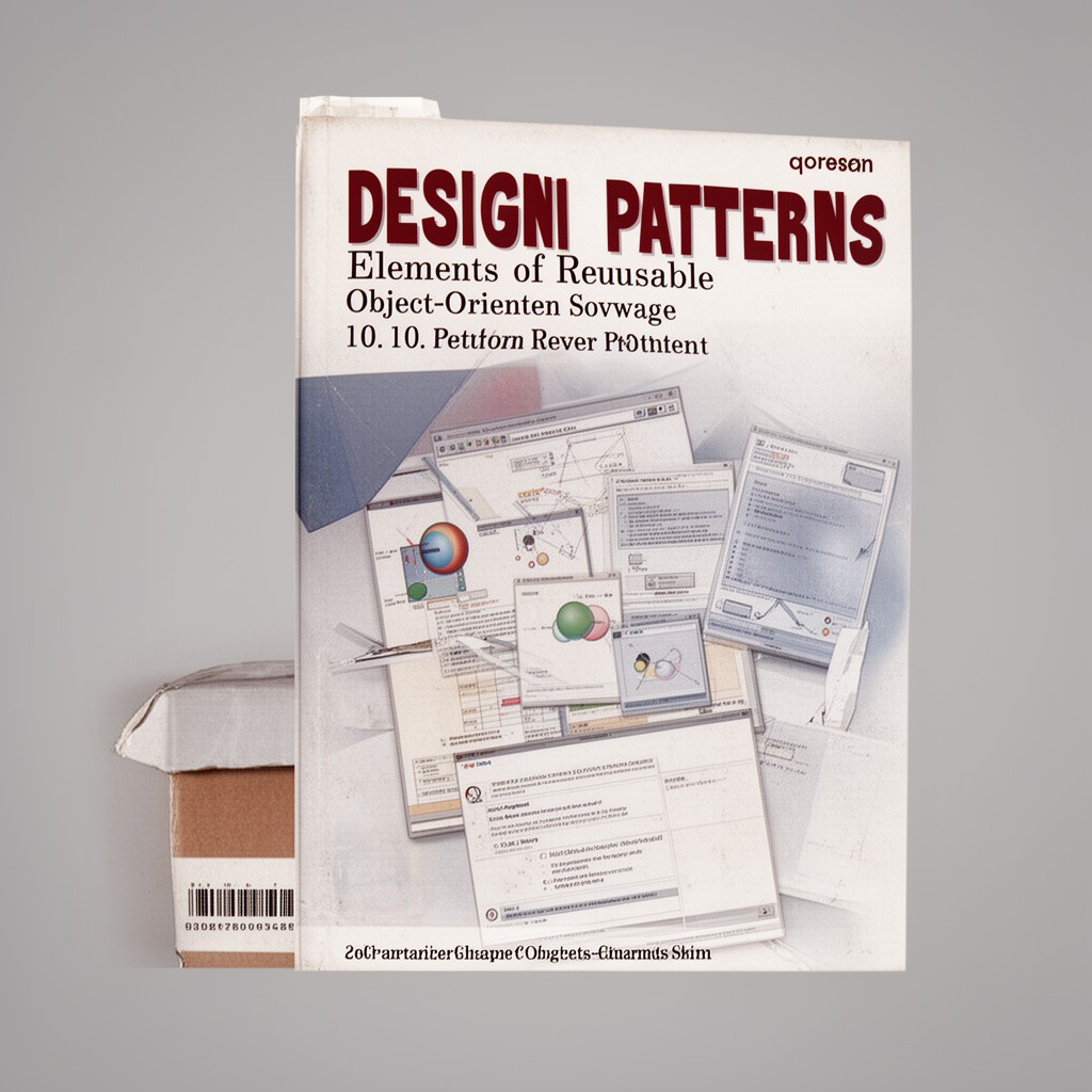 AI-generated illustration of Design Patterns: Elements of Reusable Object-Oriented Software