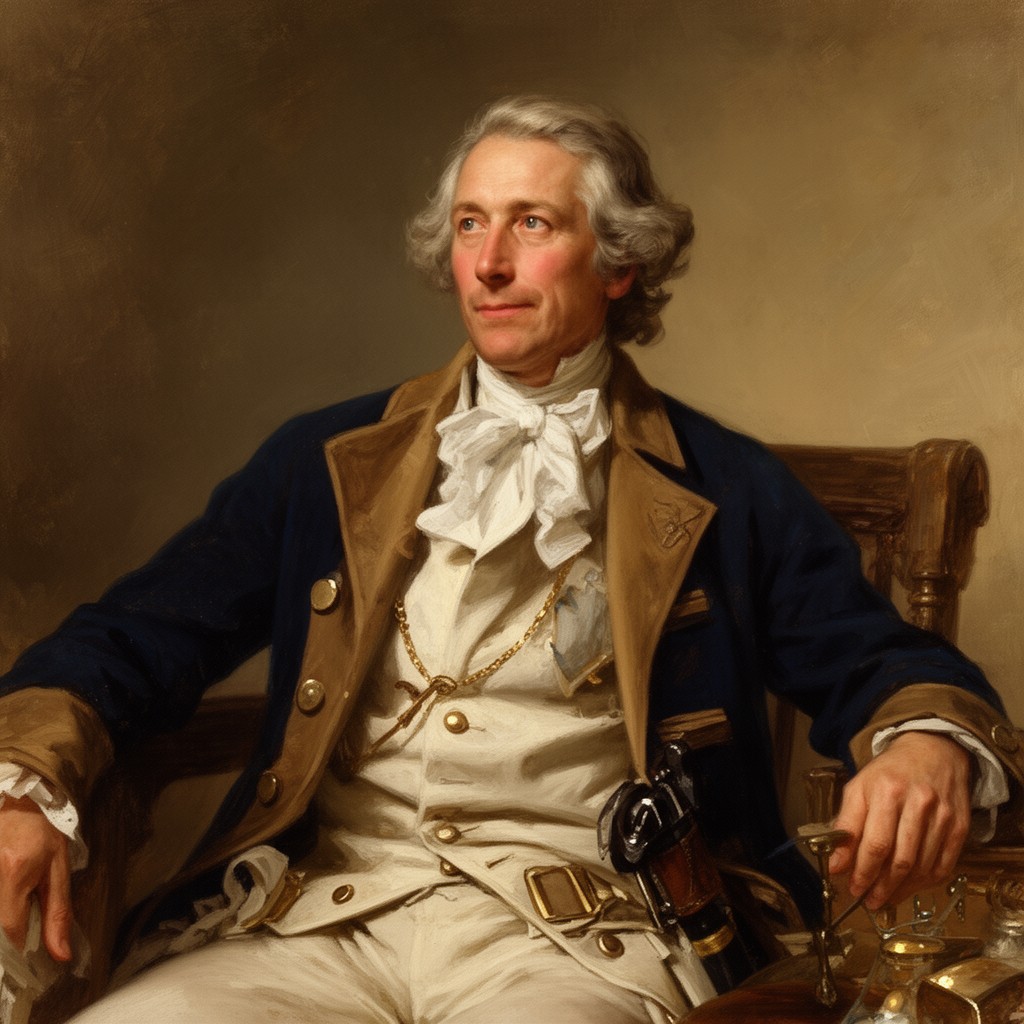 AI-generated illustration of Commander-in-Chief of the Continental Army