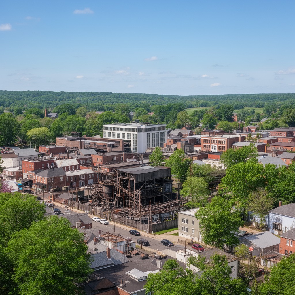 AI-generated illustration of Alamance County, North Carolina