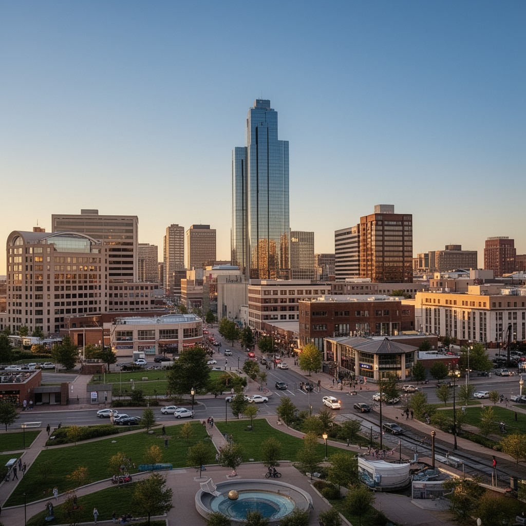 AI-generated illustration of West Des Moines, Iowa