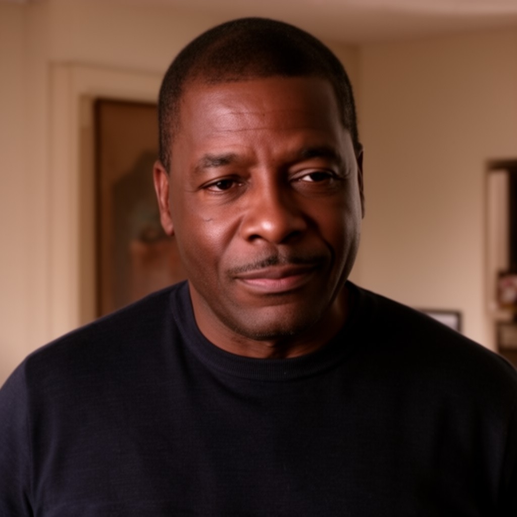 AI-generated illustration of Dennis Haysbert