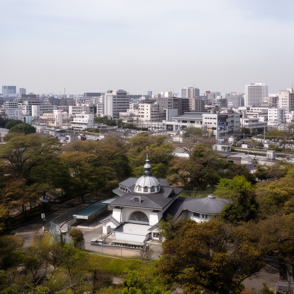 AI-generated illustration of Wako, Saitama Prefecture, Japan