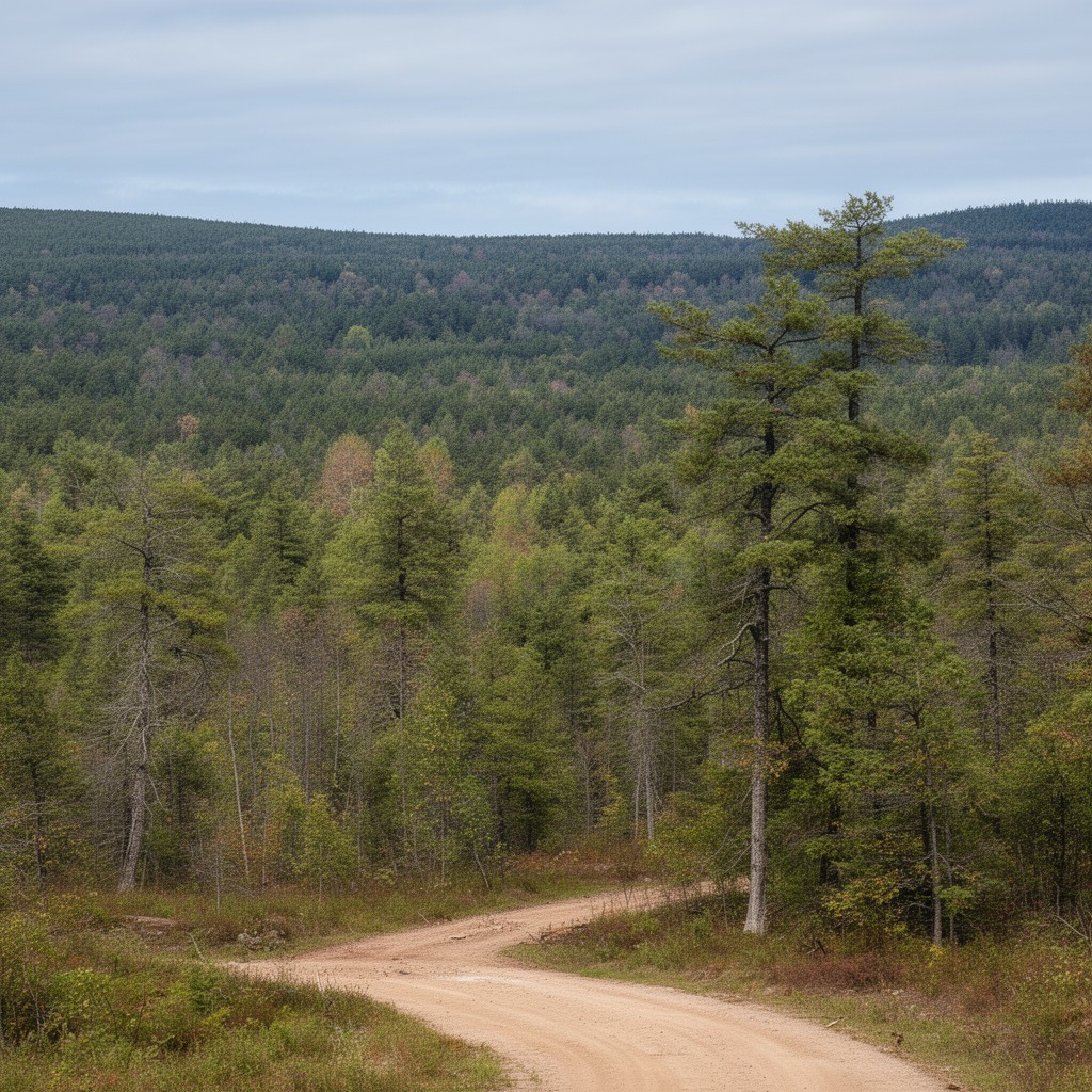AI-generated illustration of Moose River Plains Wild Forest