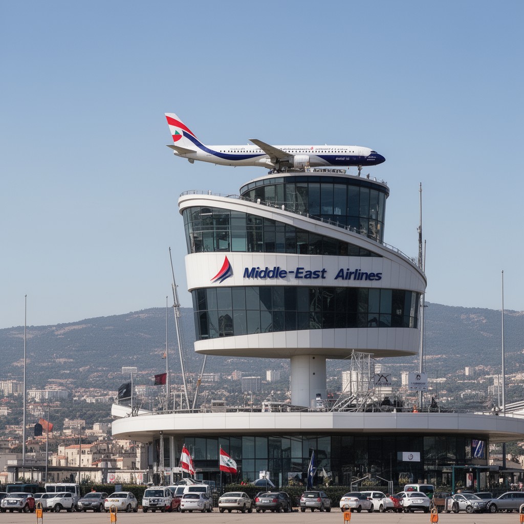 AI-generated illustration of Middle East Airlines