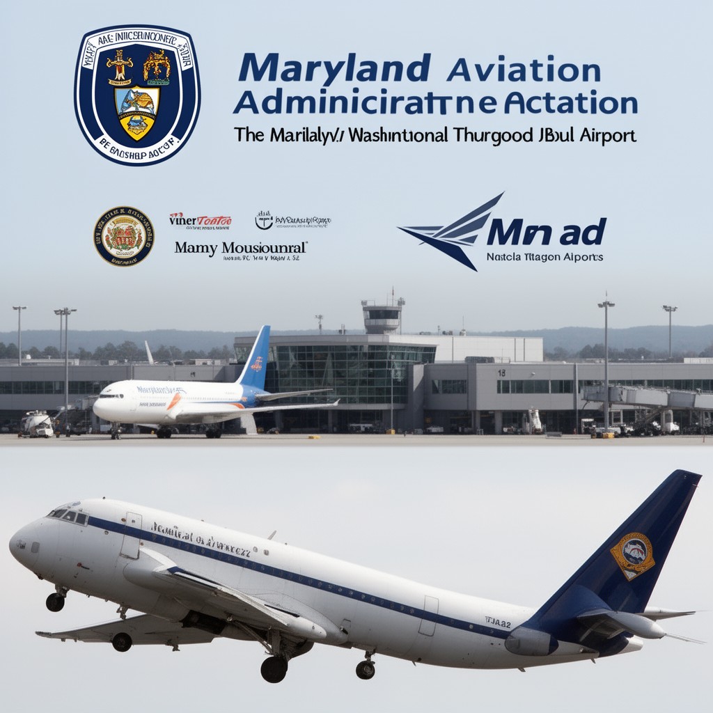AI-generated illustration of Maryland Aviation Administration