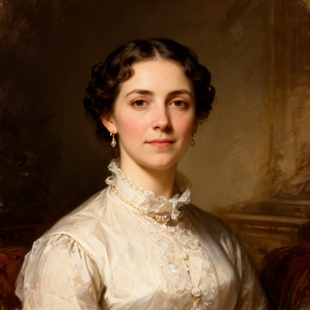 AI-generated illustration of Louisa Catherine Adams