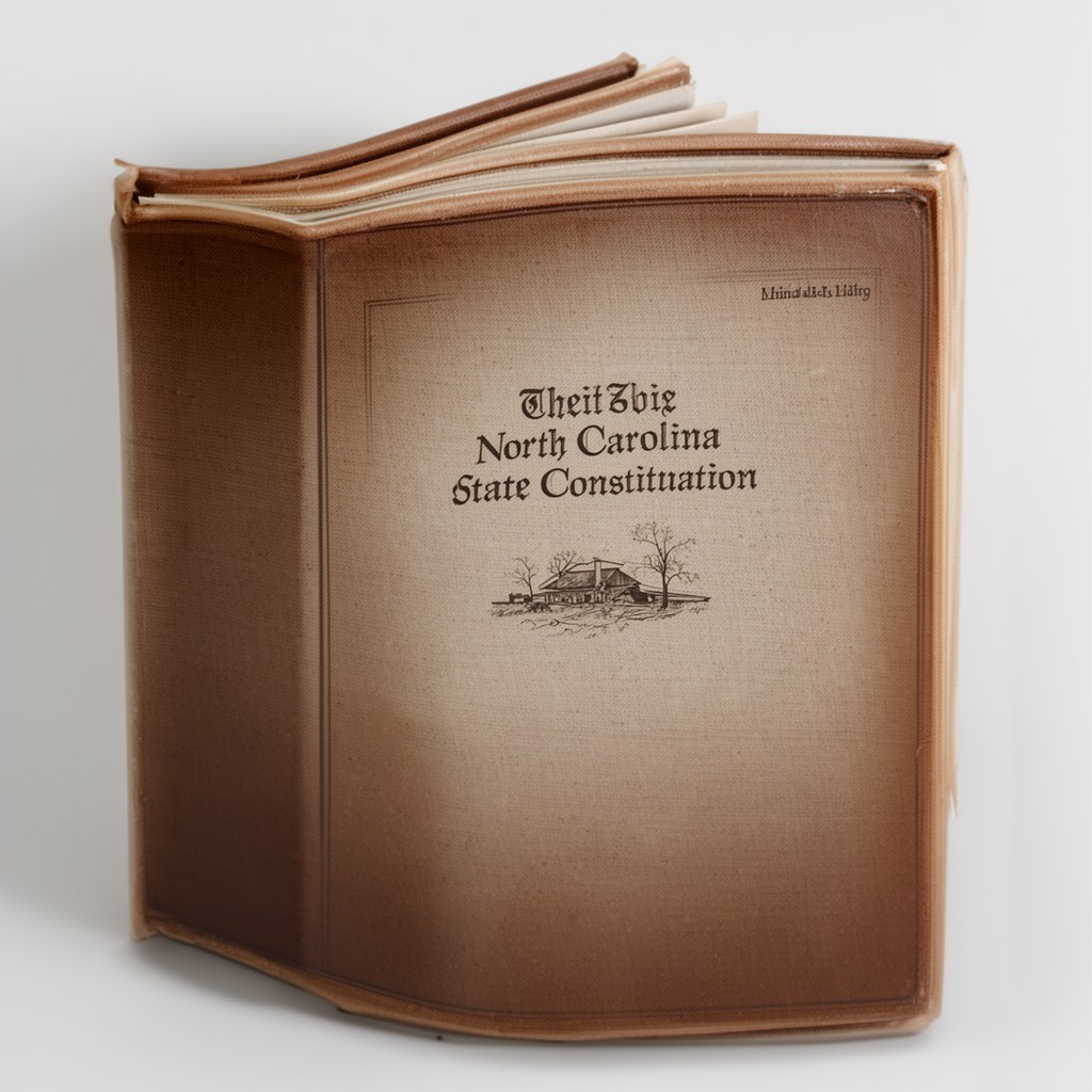 AI-generated illustration of North Carolina state constitution