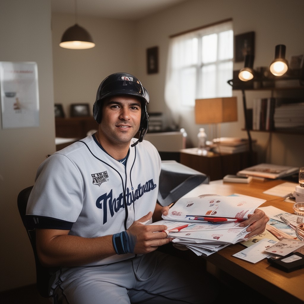AI-generated illustration of Dave Martinez