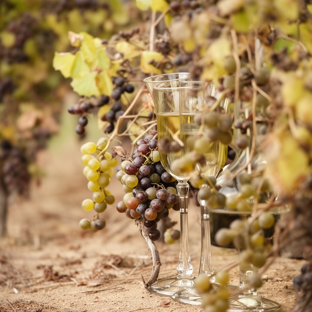 AI-generated illustration of Pinot Blanc