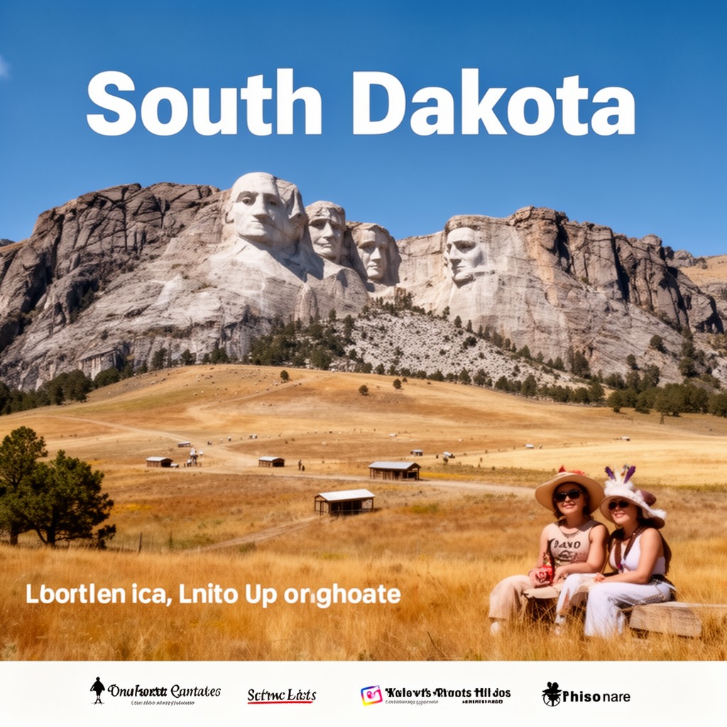 AI-generated illustration of South Dakota