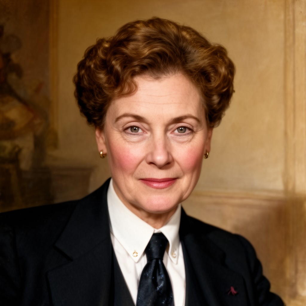 AI-generated illustration of Adelaide Howard Childs