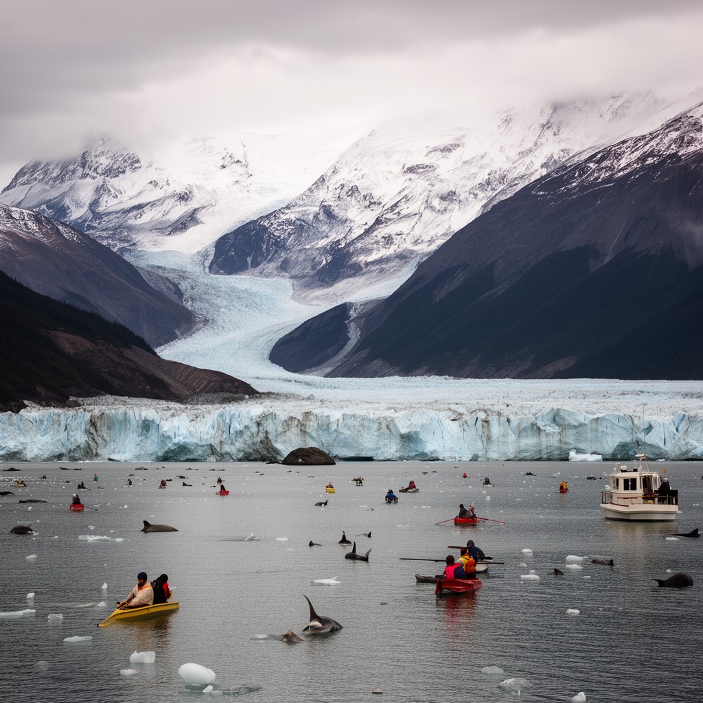 AI-generated illustration of Glacier Bay National Park and Preserve