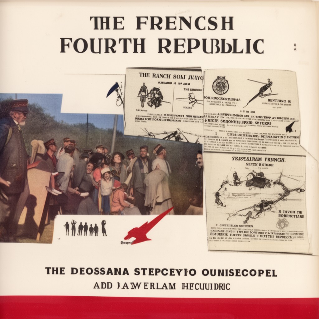 AI-generated illustration of French Fourth Republic