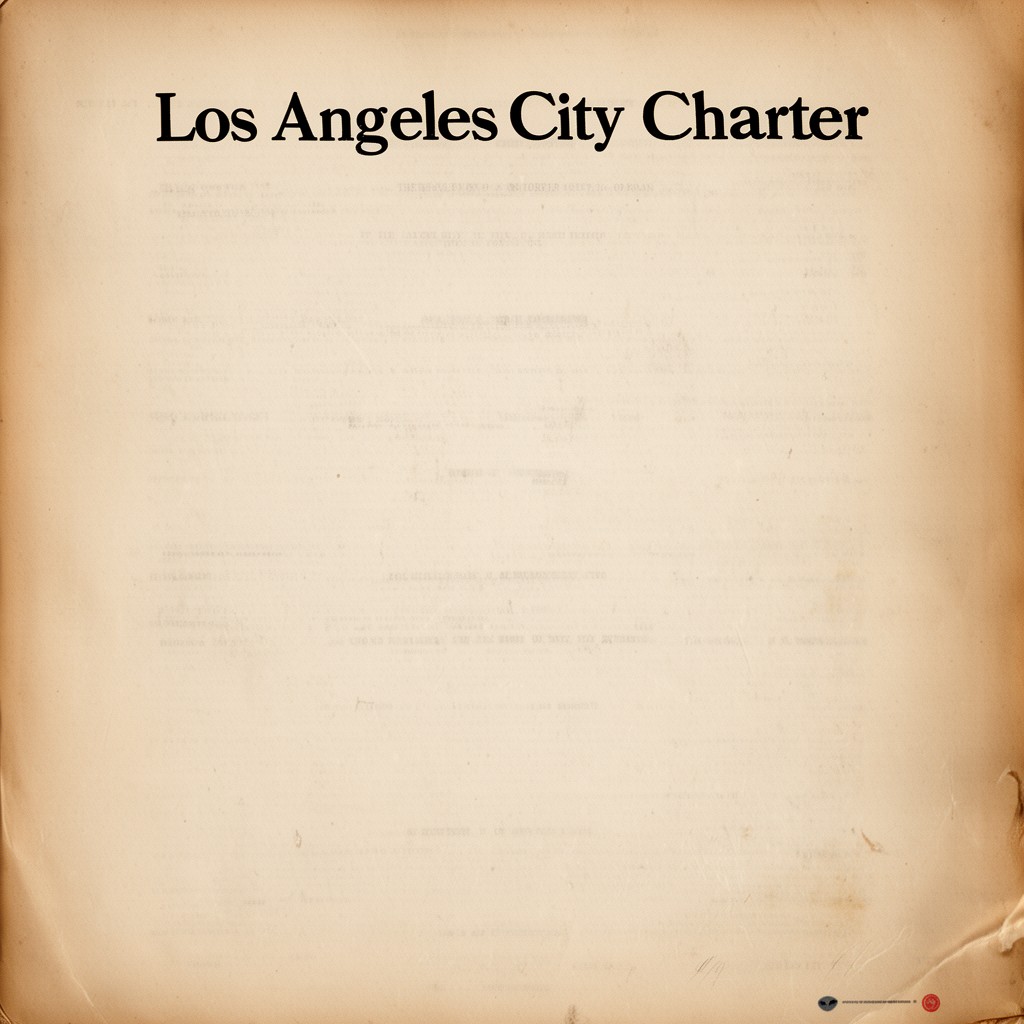 AI-generated illustration of Los Angeles City Charter