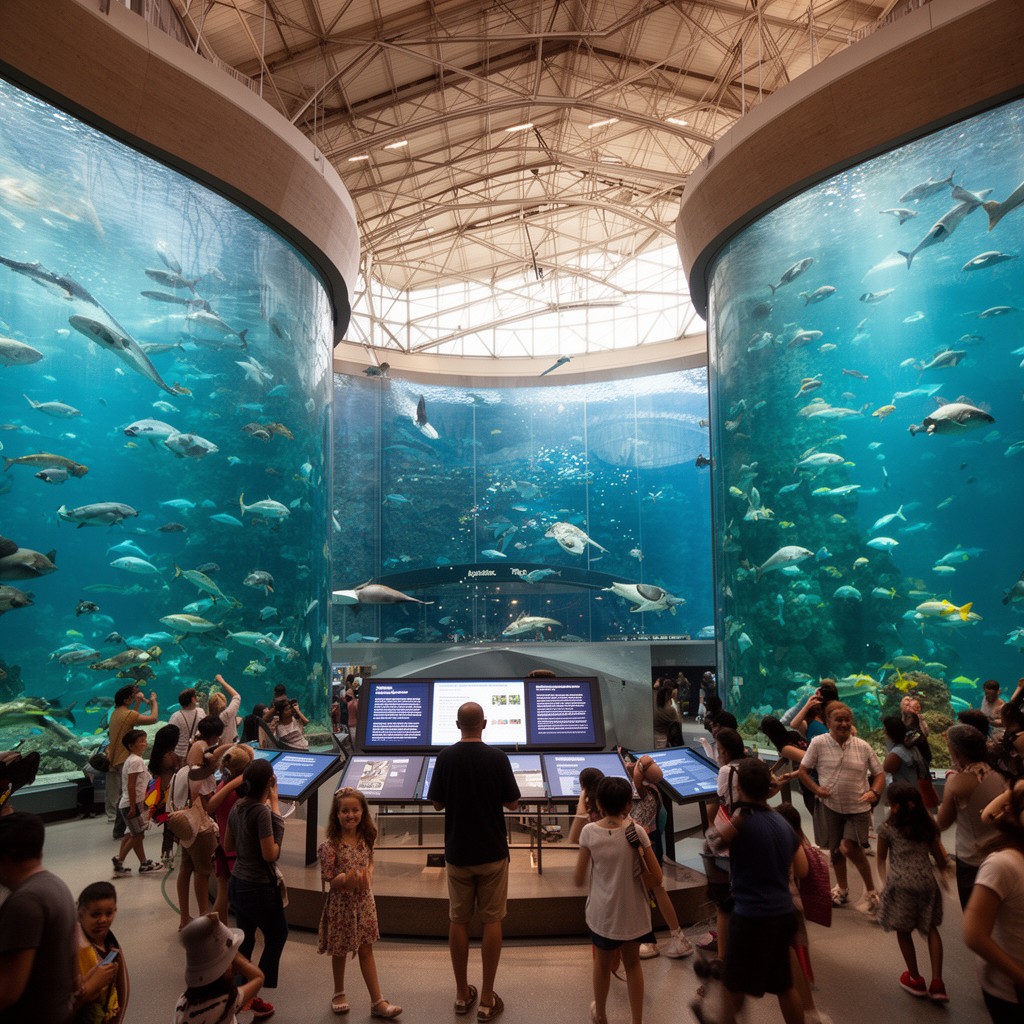 AI-generated illustration of Aquarium of the Pacific