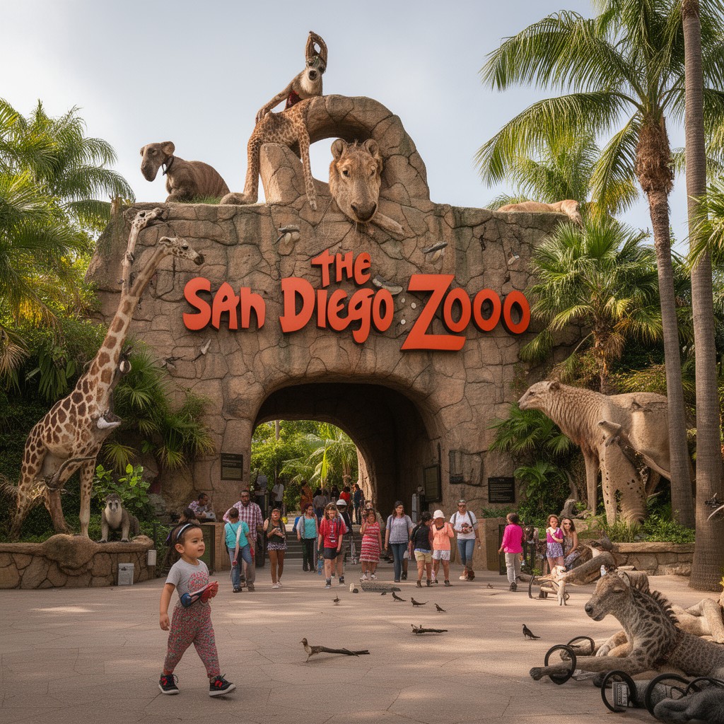 AI-generated illustration of San Diego Zoo