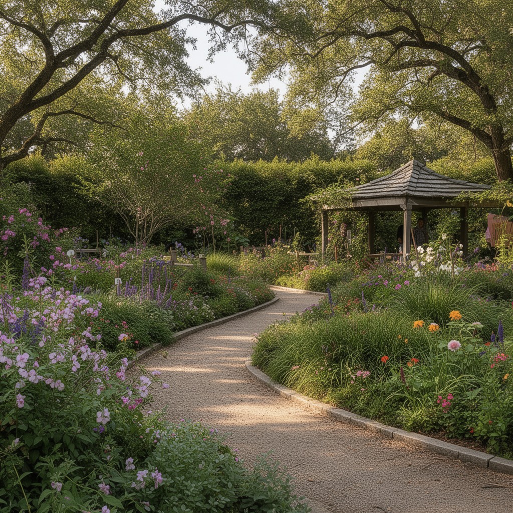 AI-generated illustration of Boswell Family Garden
