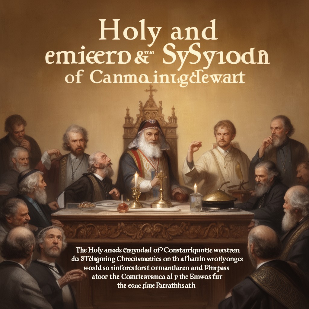 AI-generated illustration of Holy and Sacred Synod of the Ecumenical Patriarchate