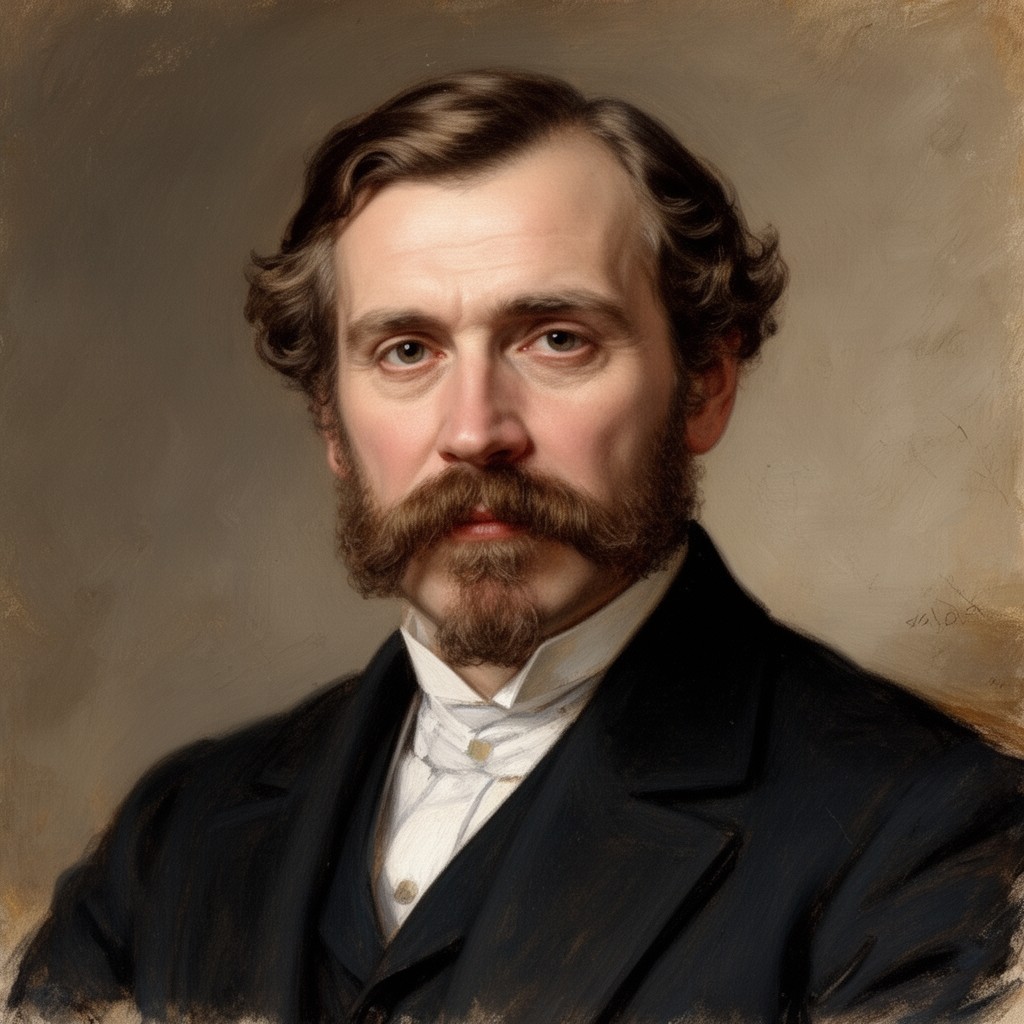 AI-generated illustration of Fredrik Meltzer
