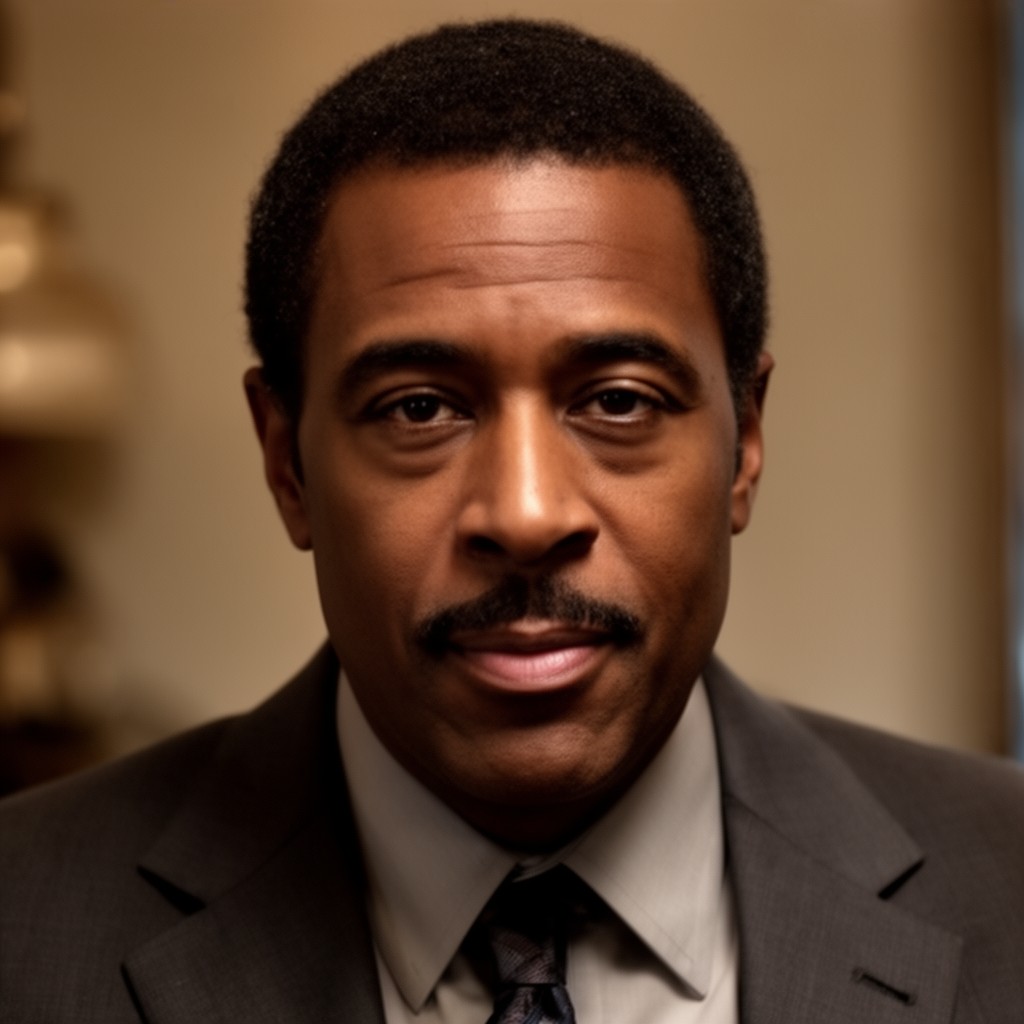 AI-generated illustration of Wendell Pierce