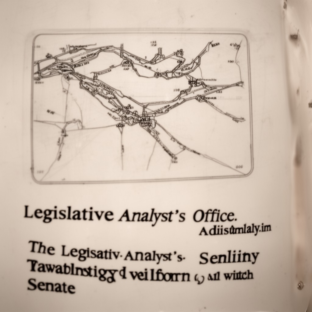 AI-generated illustration of Legislative Analyst’s Office (shared with Senate)