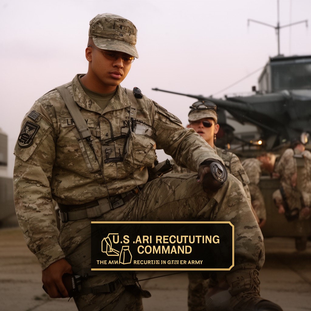 AI-generated illustration of U.S. Army Recruiting Command