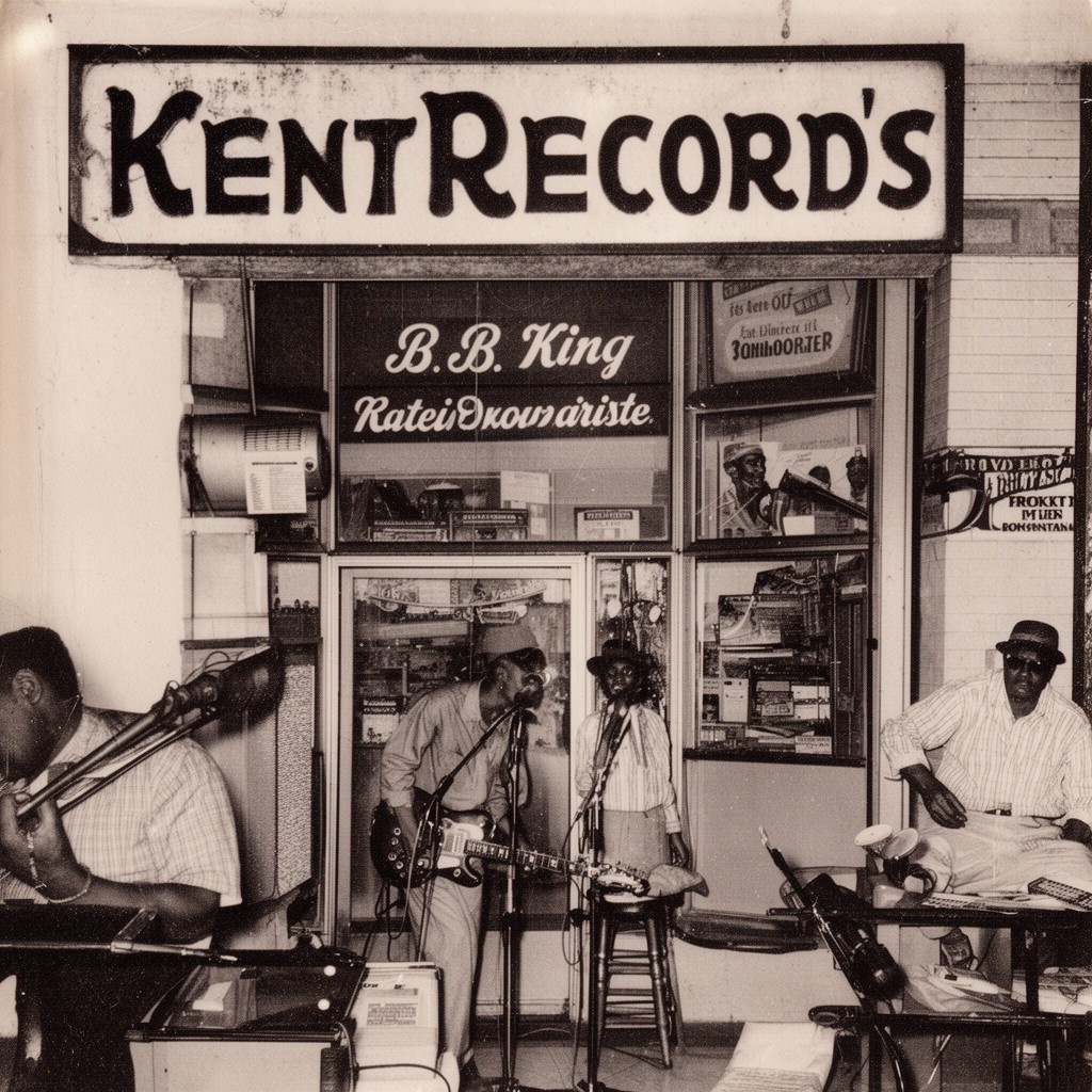 AI-generated illustration of Kent Records