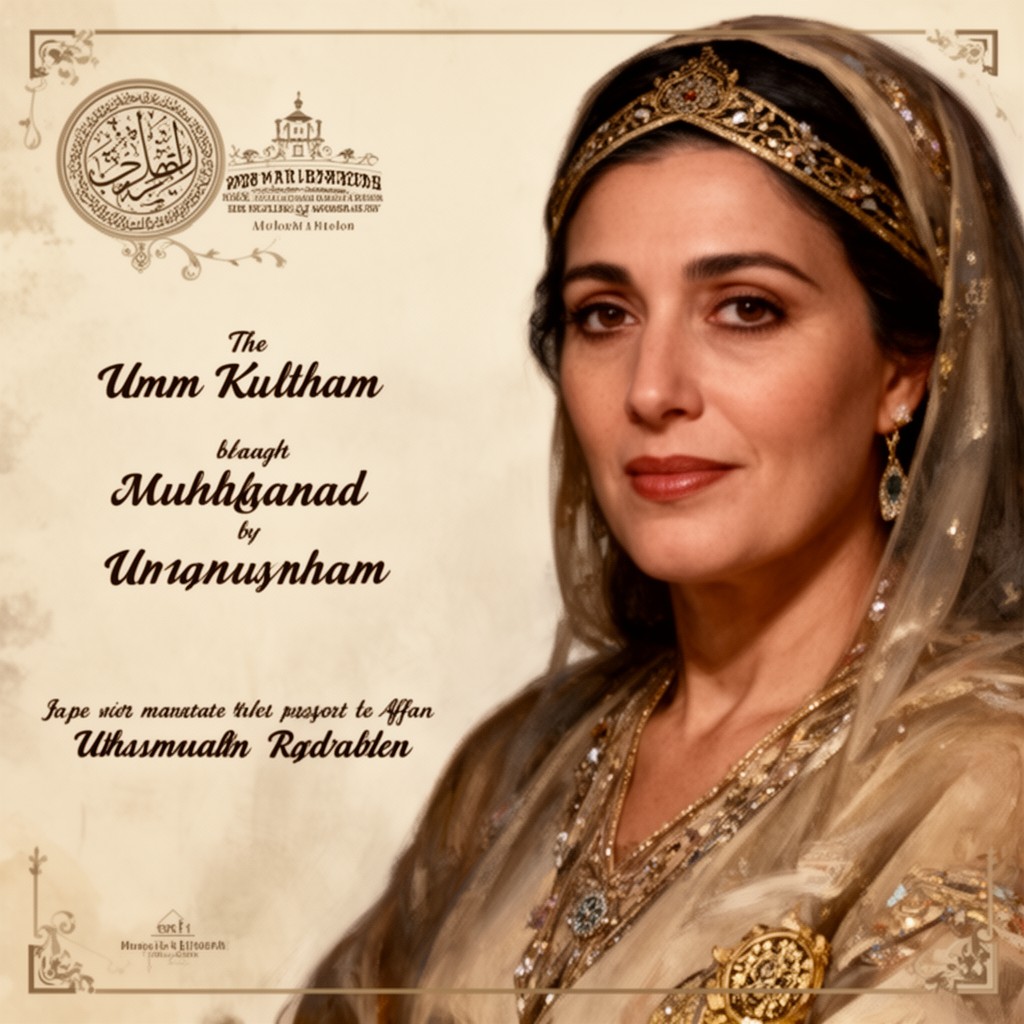 AI-generated illustration of Umm Kulthum bint Muhammad