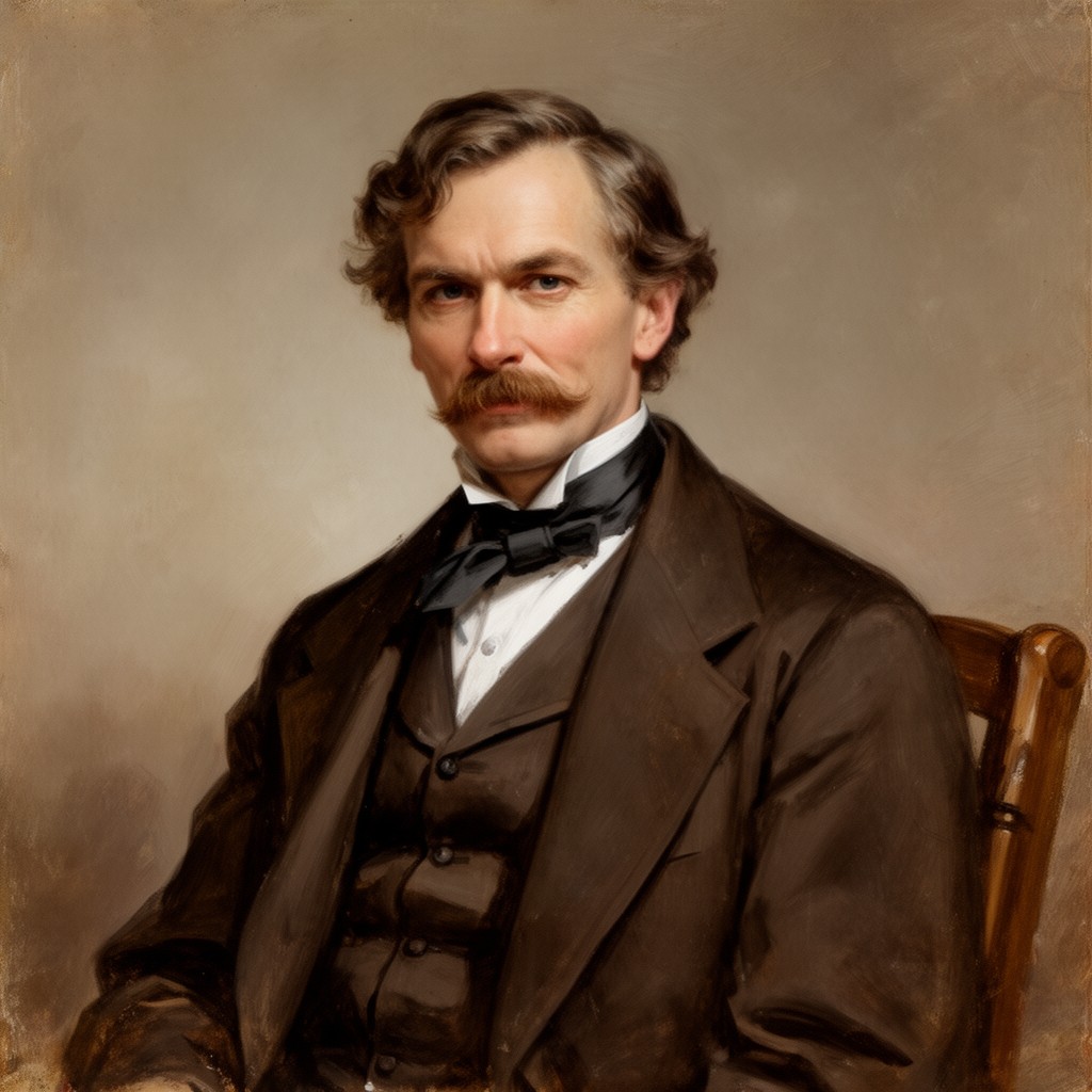 AI-generated illustration of Hugh Miller