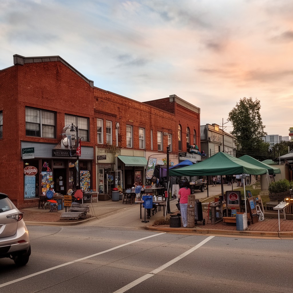 AI-generated illustration of Hogansville, Georgia