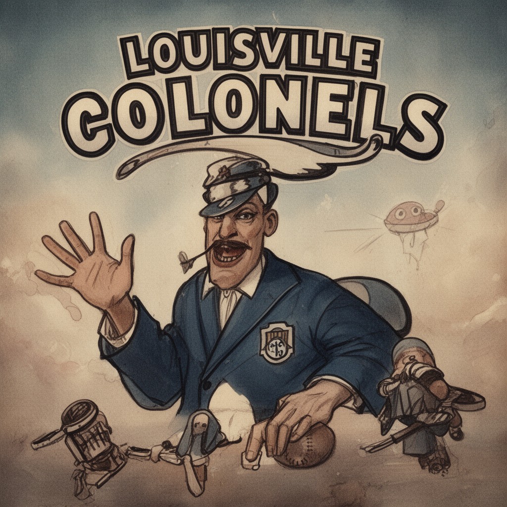 AI-generated illustration of Louisville Colonels