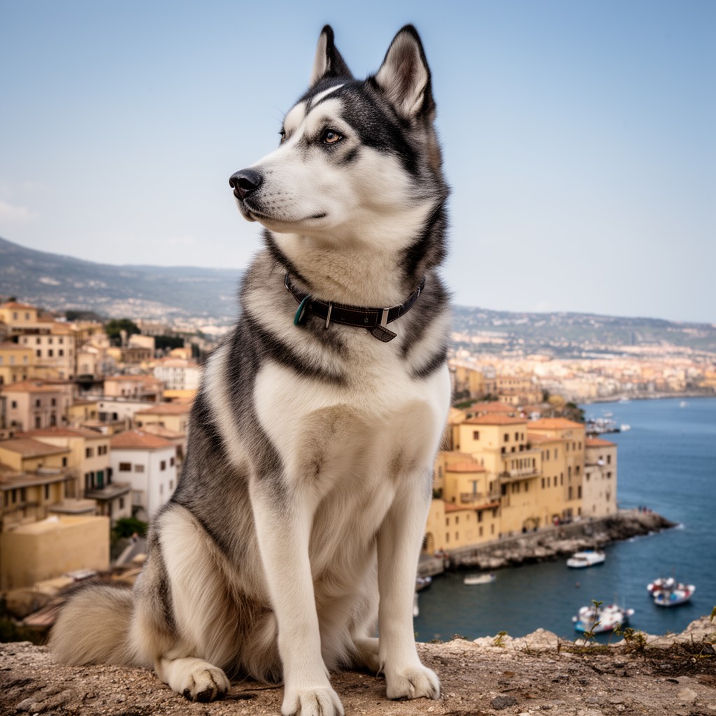 AI-generated illustration of Husky