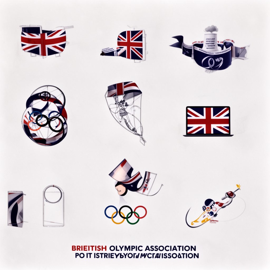 AI-generated illustration of British Olympic Association