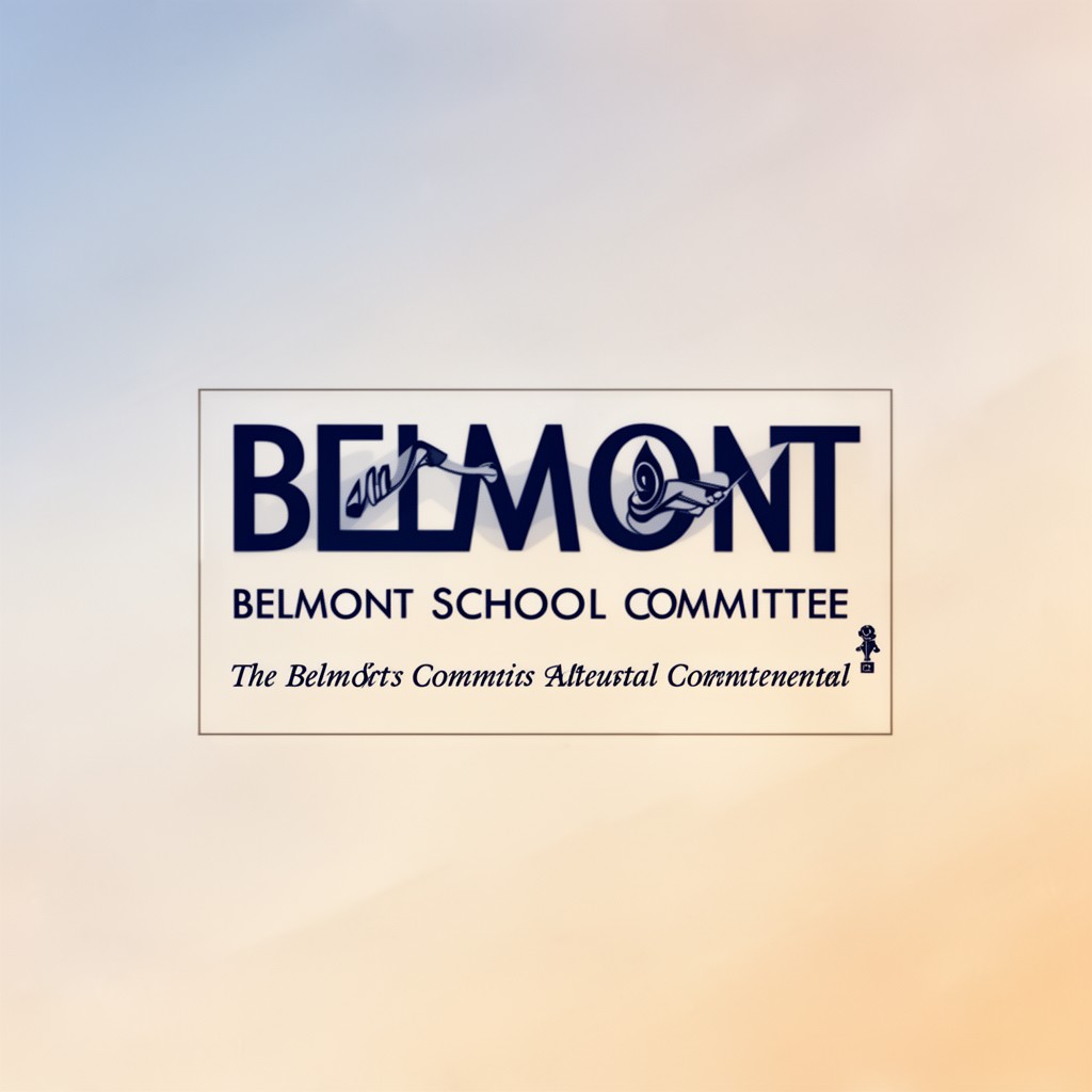 AI-generated illustration of Belmont School Committee
