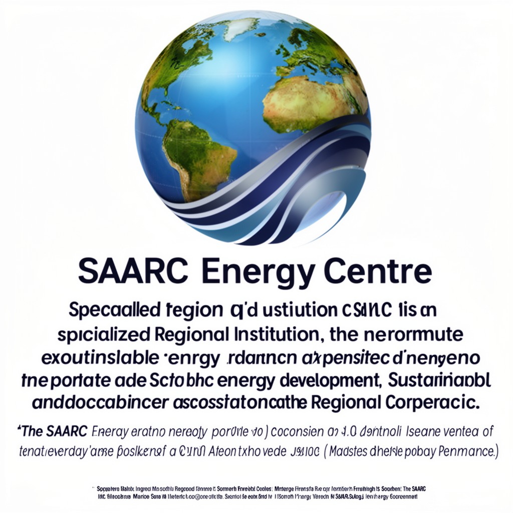 AI-generated illustration of SAARC Energy Centre