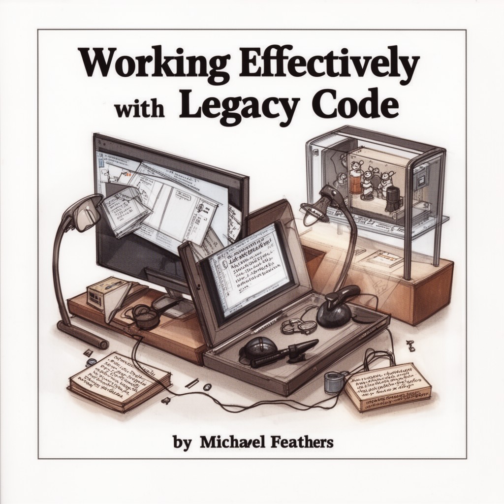 AI-generated illustration of Working Effectively with Legacy Code