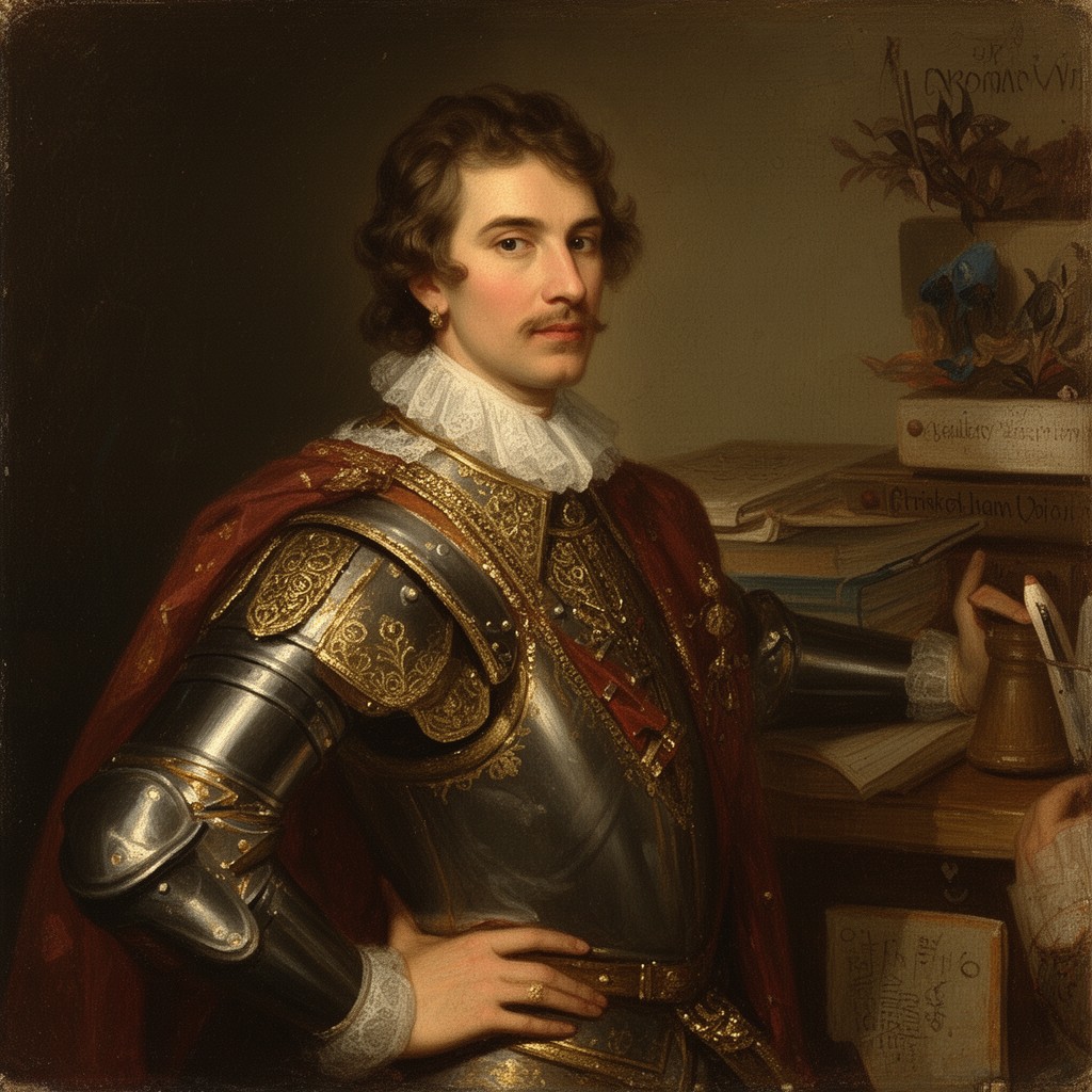 AI-generated illustration of Prince Rupert of the Rhine