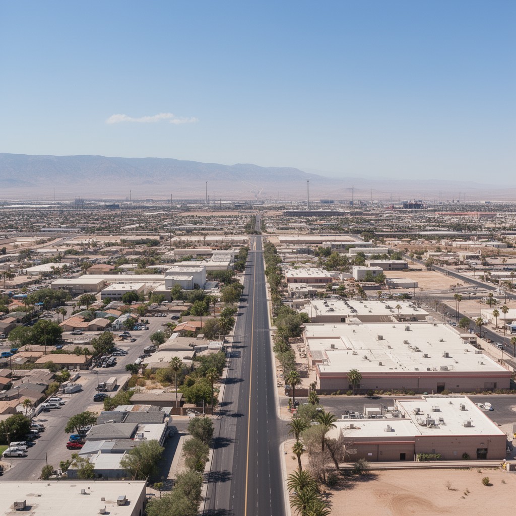 AI-generated illustration of North Las Vegas