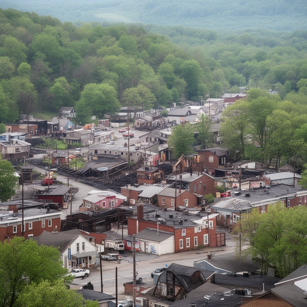 AI-generated illustration of Scottdale, Pennsylvania