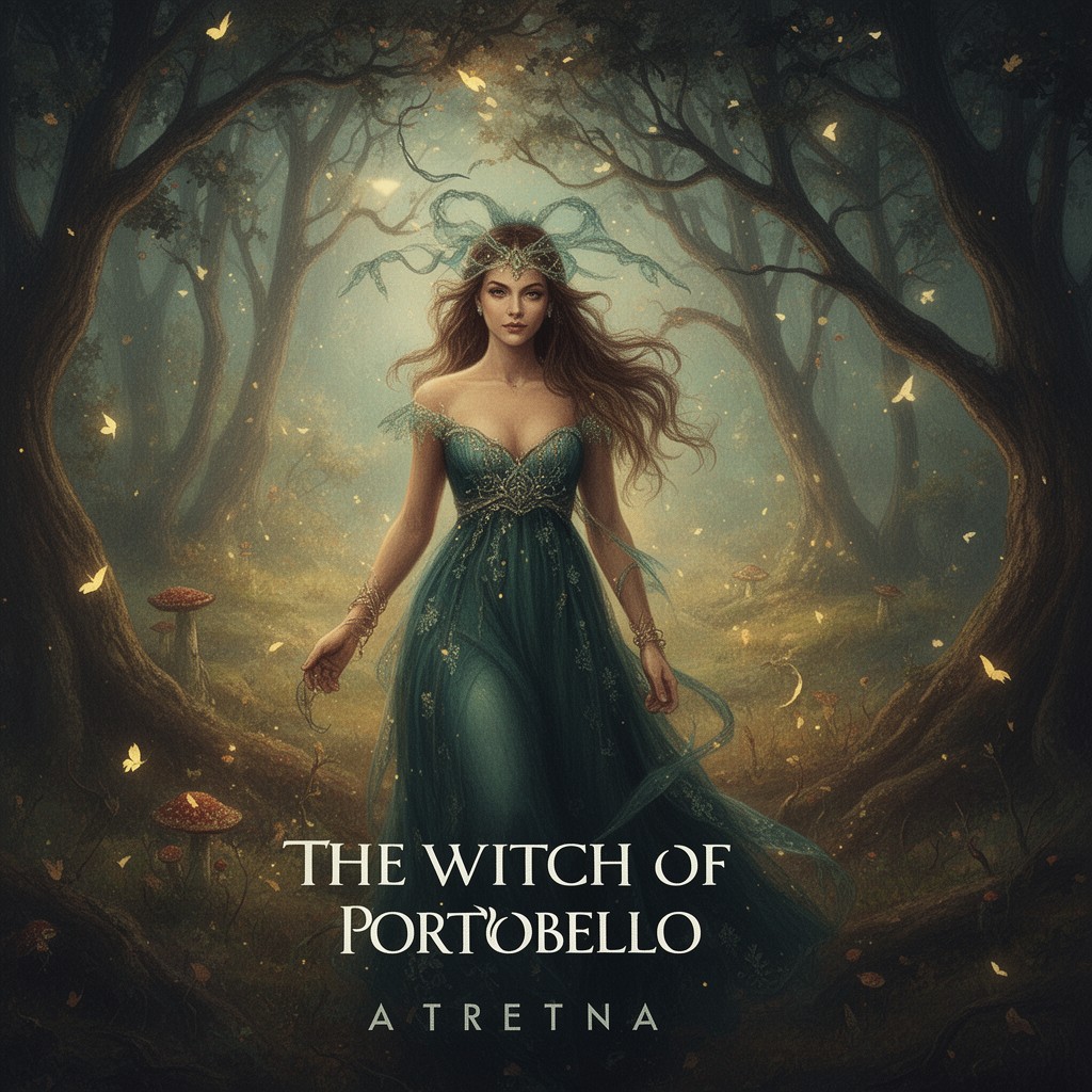AI-generated illustration of The Witch of Portobello