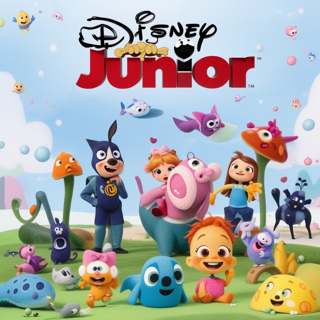 AI-generated illustration of Disney Junior
