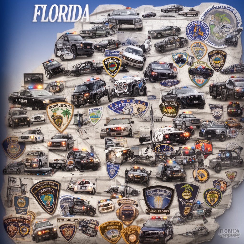 AI-generated illustration of Florida law enforcement agencies