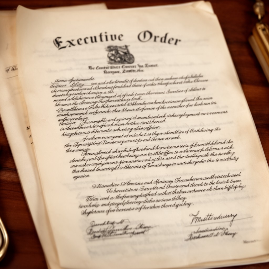 AI-generated illustration of Executive Order 9346