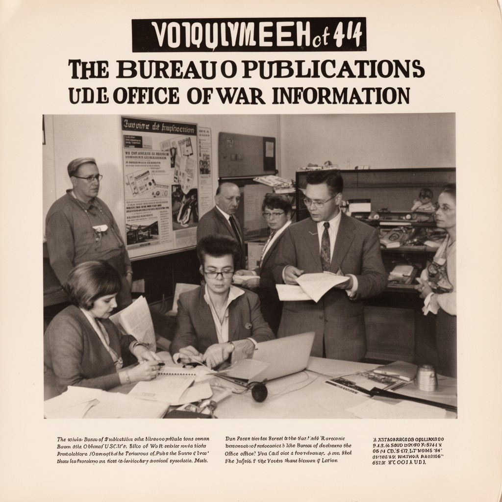 AI-generated illustration of Bureau of Publications