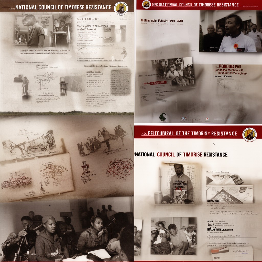 AI-generated illustration of National Council of Timorese Resistance