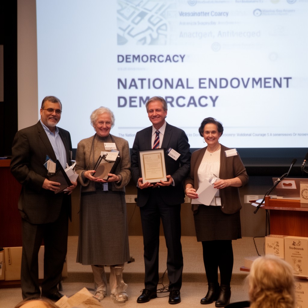 AI-generated illustration of National Endowment for Democracy Democracy Award