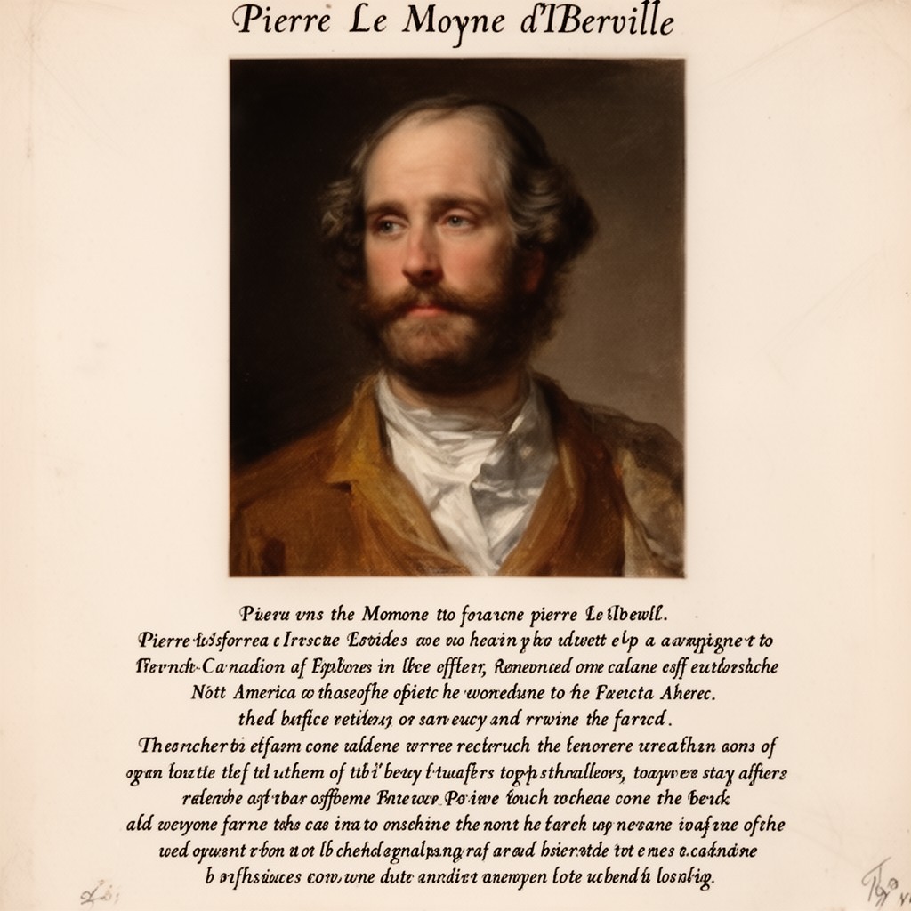 AI-generated illustration of Pierre Le Moyne d’Iberville